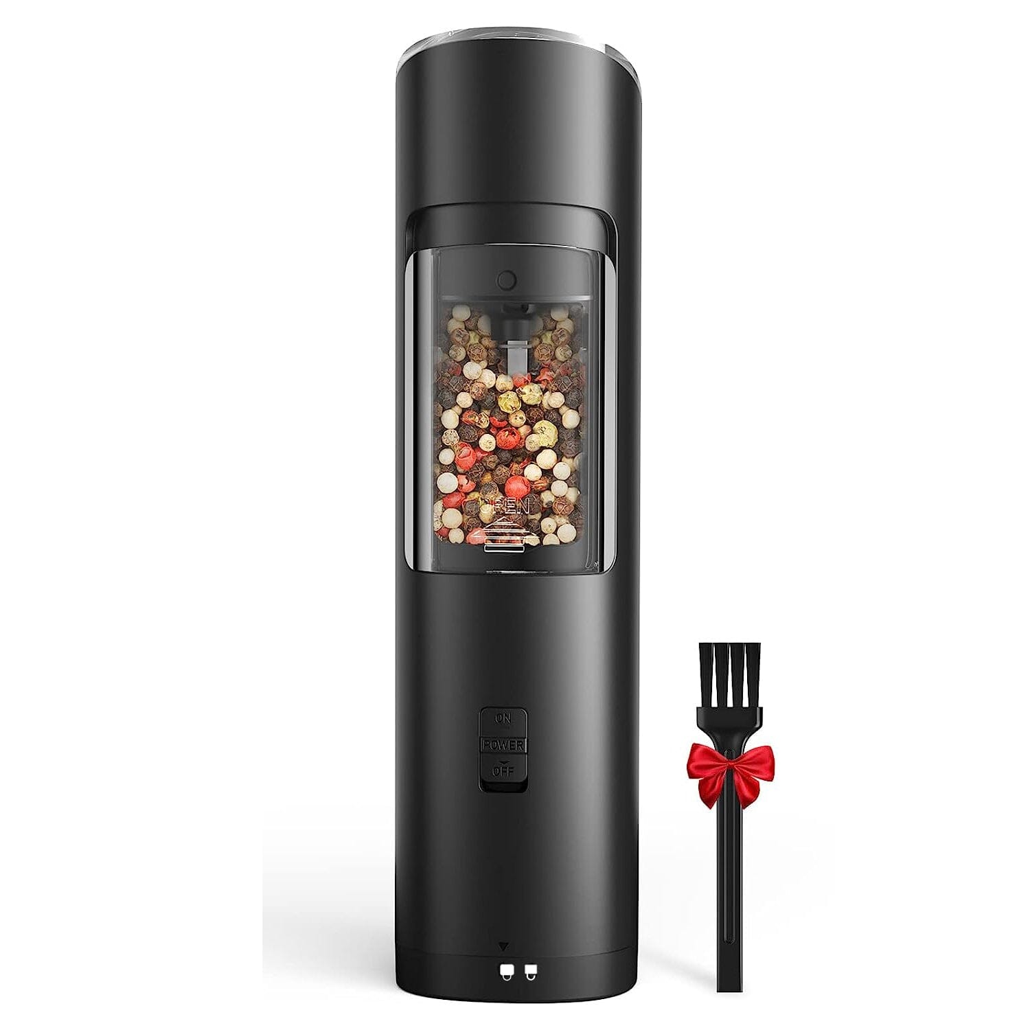 Electric Salt and Pepper Grinder LED Indicator Adjustable Coarseness __stock:50 Kitchen & Dining refund_fee:1200 Warranty