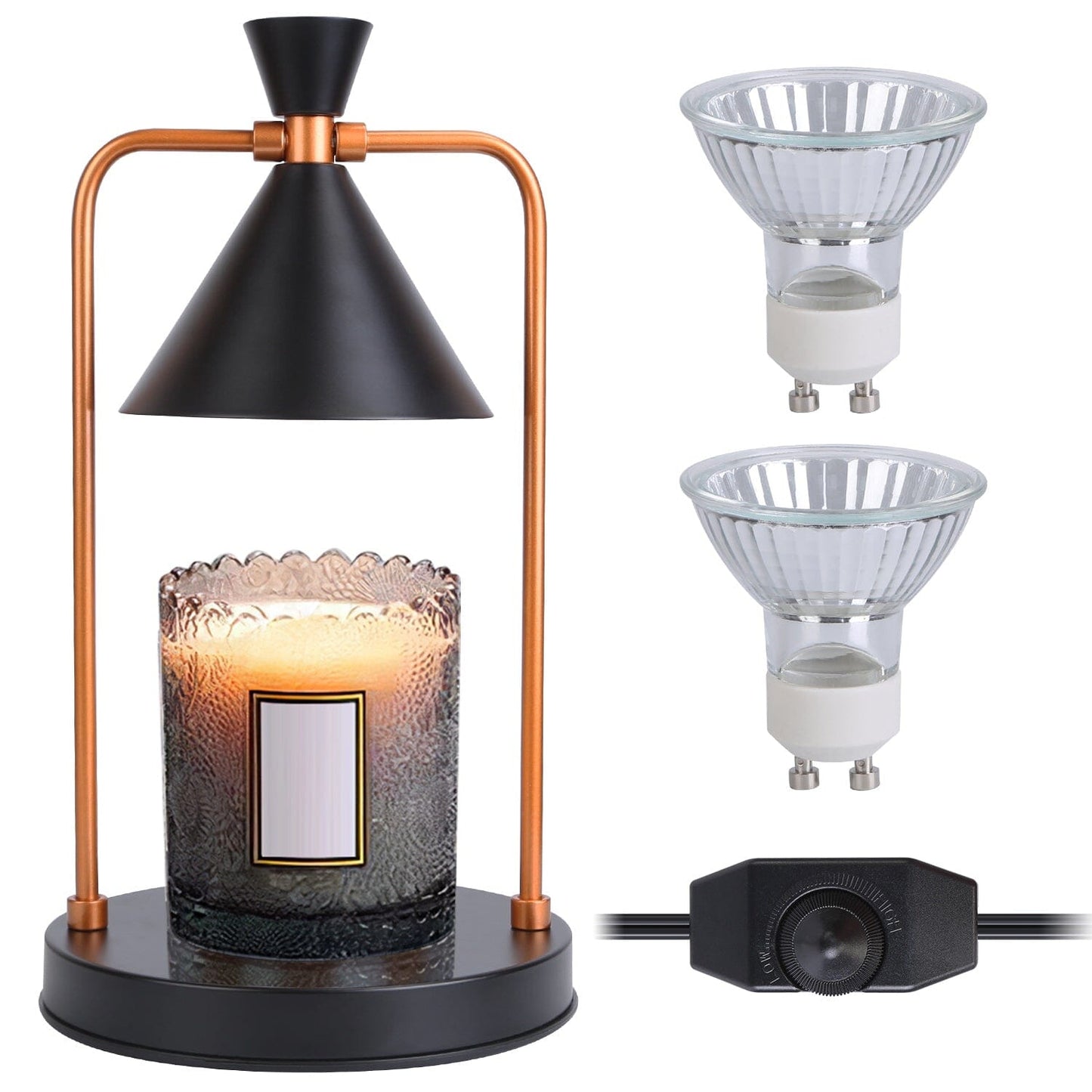 Electric Wax Melt Warmer Lamp Dimmable with 2 GU10 Bulbs __stock:50 Indoor Lighting Low stock refund_fee:1200 Warranty