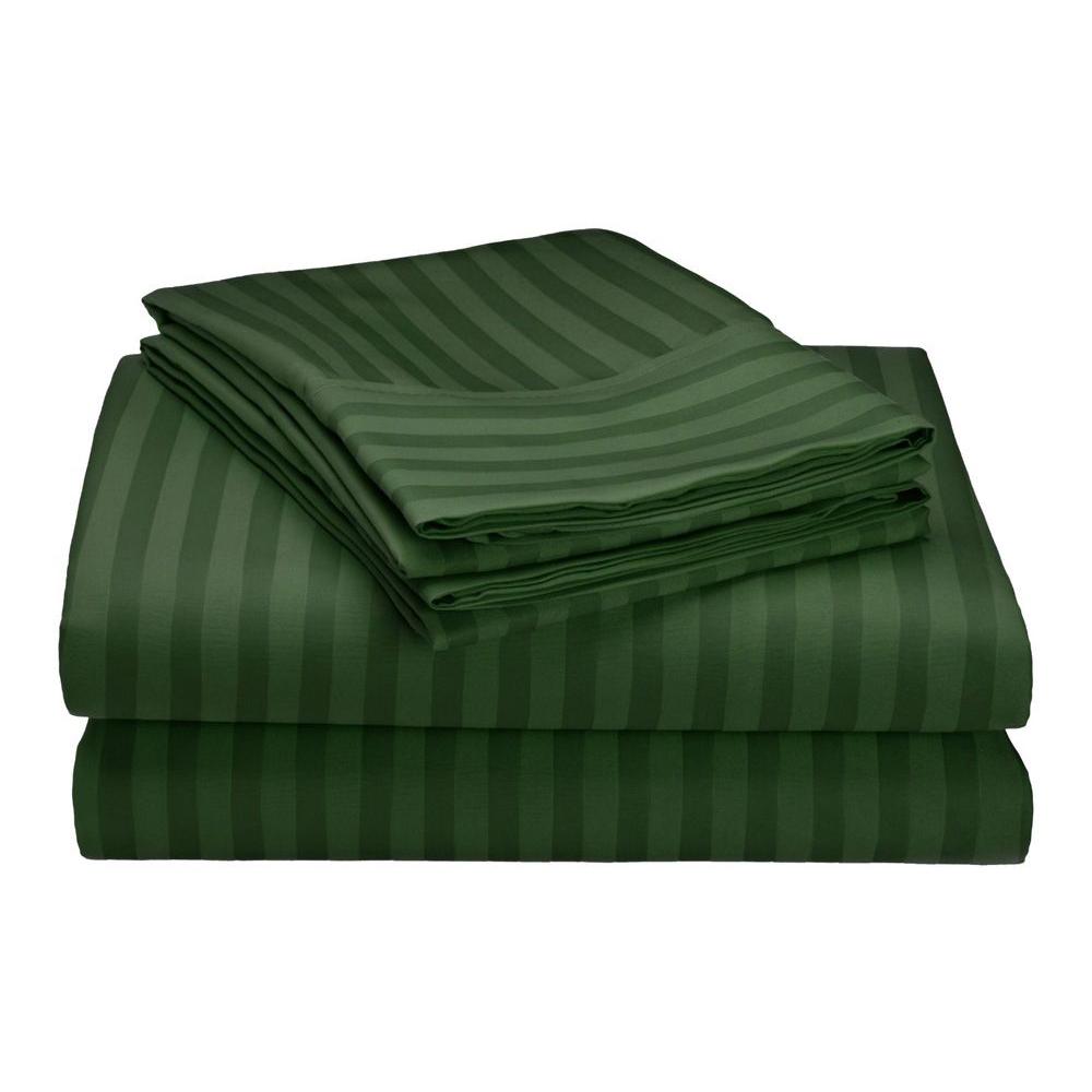 Embossed Microfiber Sheets Dark Green __label2:BOGO 30% OFF Bedding refund_fee:800