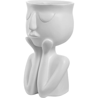 Face Flower Pot Head Planter __stock:350 Garden & Patio refund_fee:1200 show-color-swatches