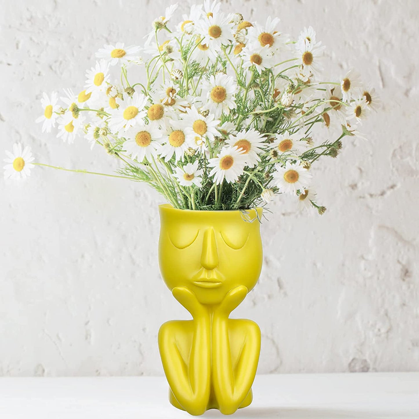 Face Flower Pot Head Planter __stock:350 Garden & Patio refund_fee:1200 show-color-swatches