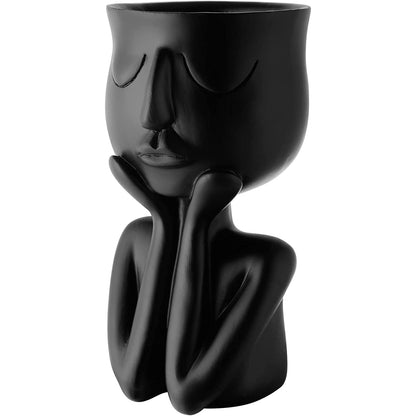 Face Flower Pot Head Planter __stock:350 Garden & Patio refund_fee:1200 show-color-swatches