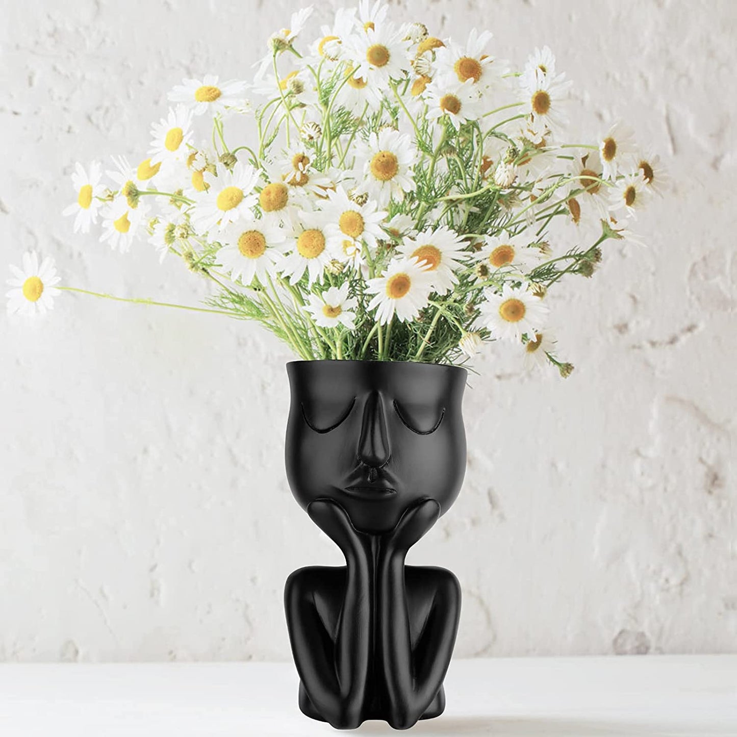 Face Flower Pot Head Planter __stock:350 Garden & Patio refund_fee:1200 show-color-swatches