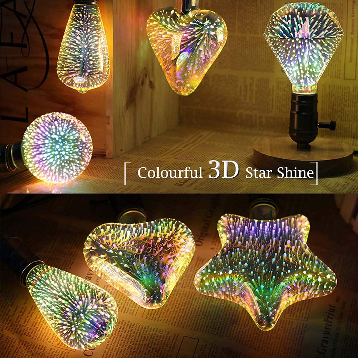 Firework Decorative 3D LED Light Bulb __stock:500 Indoor Lighting refund_fee:800 Warranty