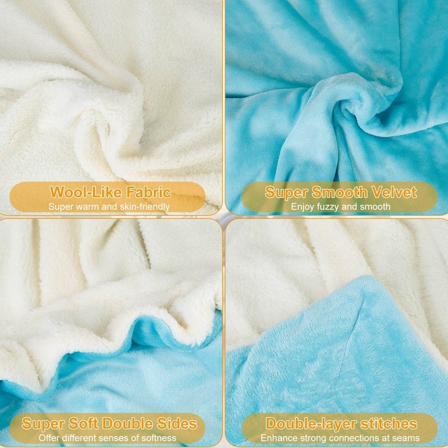 Fleece Throw Blanket Flannel Bed Cover __label2:BOGO 30% OFF __stock:50 Bedding refund_fee:1800 show-color-swatches