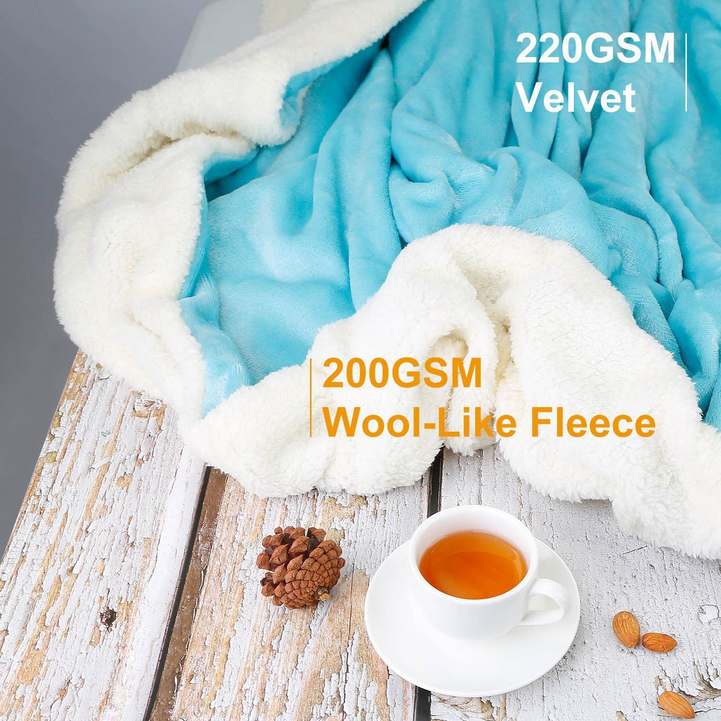 Fleece Throw Blanket Flannel Bed Cover __label2:BOGO 30% OFF __stock:50 Bedding refund_fee:1800 show-color-swatches