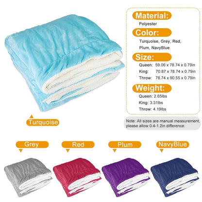 Fleece Throw Blanket Flannel Bed Cover __label2:BOGO 30% OFF __stock:50 Bedding refund_fee:1800 show-color-swatches