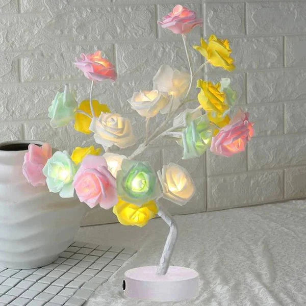 Flower Rose Tree Lamp Colorful __stock:200 Indoor Lighting refund_fee:1200 Warranty