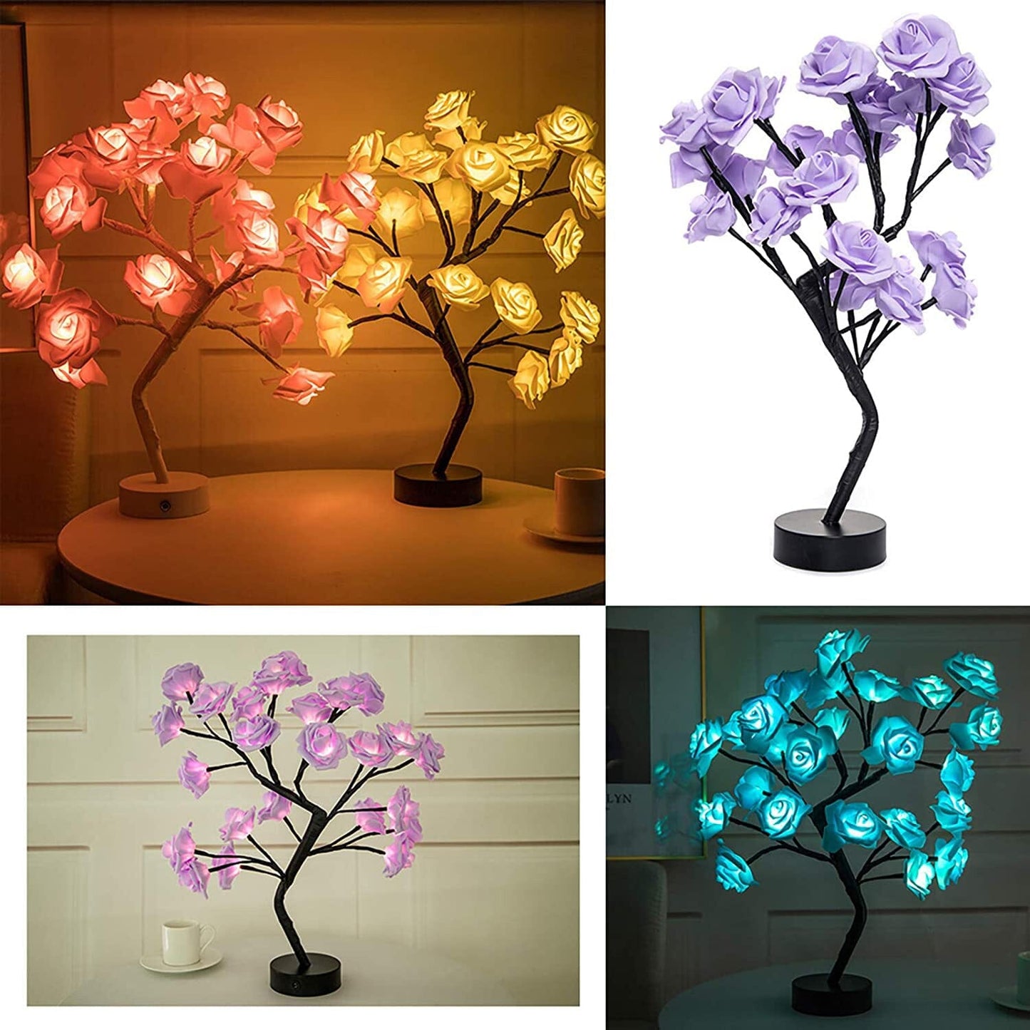 Flower Rose Tree Lamp __stock:200 Indoor Lighting refund_fee:1200 Warranty