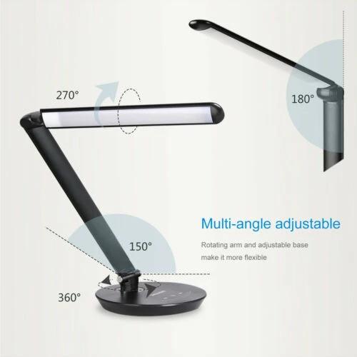 Foldable AC LED Desk Table Lamp Adjustable Touch Reading USB Rechargeable Port Indoor Lighting Low stock refund_fee:1200 Warranty