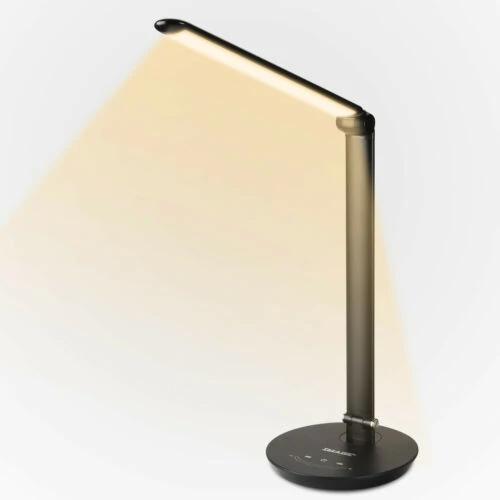 Foldable AC LED Desk Table Lamp Adjustable Touch Reading USB Rechargeable Port Indoor Lighting Low stock refund_fee:1200 Warranty