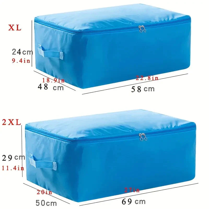 Foldable Clothes Quilt Storage Bag Portable Luggage __stock:200 Closet & Storage refund_fee:800