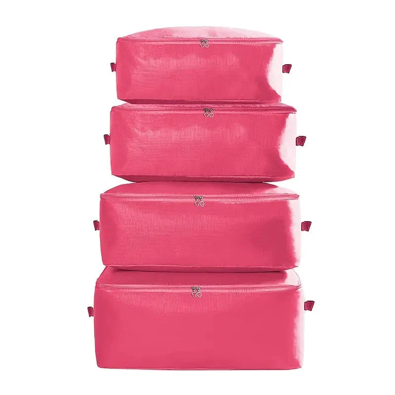 Foldable Clothes Quilt Storage Bag Portable Luggage __stock:200 Closet & Storage refund_fee:800