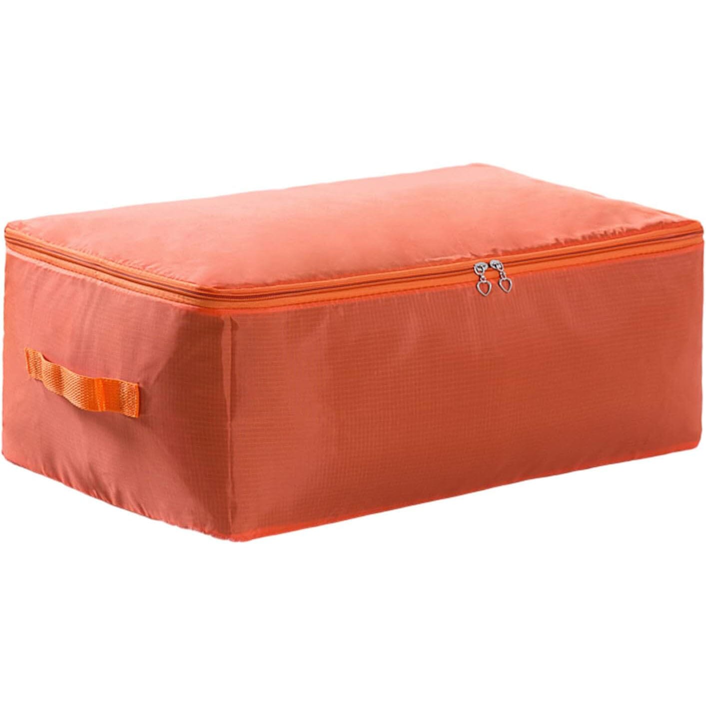 Foldable Clothes Quilt Storage Bag Portable Luggage Orange __stock:200 Closet & Storage refund_fee:800