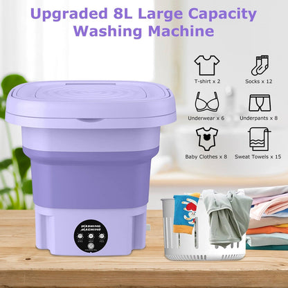 Foldable Laundry Machine with Detachable Drain Basket __stock:50 Household Appliances refund_fee:1800 Warranty