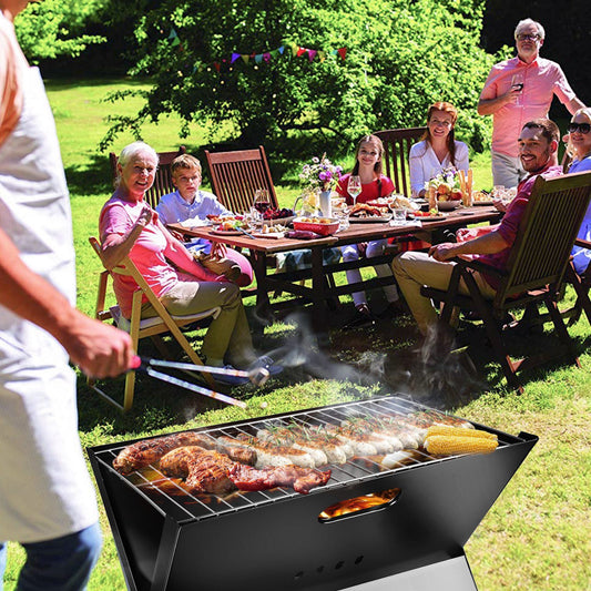 Foldable Portable BBQ Barbecue Grill __stock:800 Garden & Patio refund_fee:1800