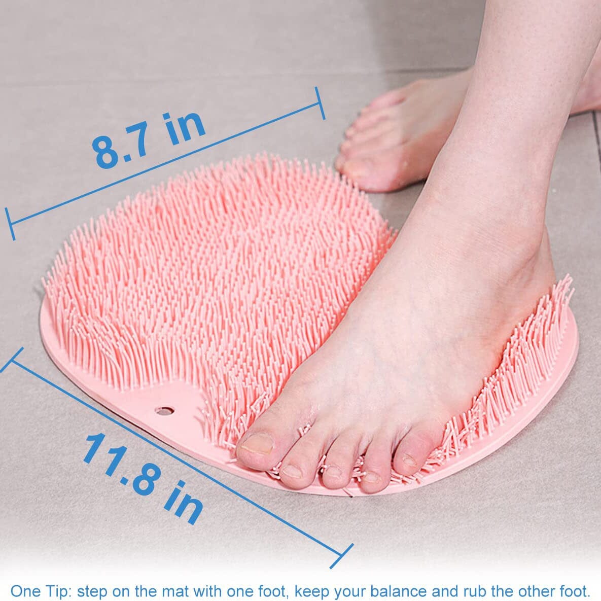 Foot Scrubber Back Brush Bathroom Massager __stock:200 Bath refund_fee:800