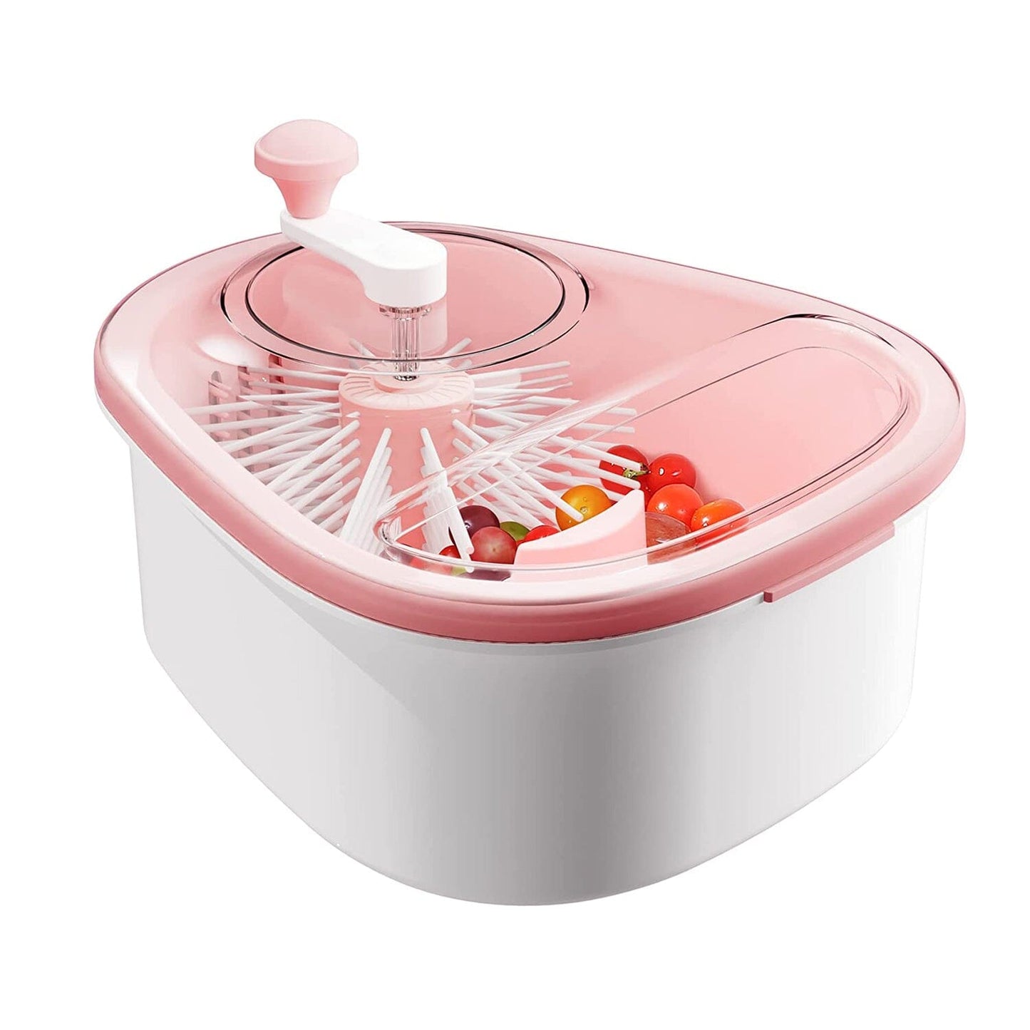 Fruit, Vegetable Manual Washing Spinner with Brush Hand Crank __stock:50 Kitchen & Dining Low stock refund_fee:1800