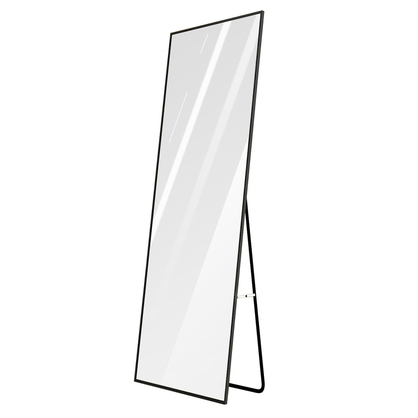 Full Length Mirror Aluminum Alloy Wall Mirror Free Standing Floor __stock:50 Furniture and Décor refund_fee:2200