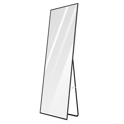 Full Length Mirror Aluminum Alloy Wall Mirror Free Standing Floor __stock:50 Furniture and Décor refund_fee:2200