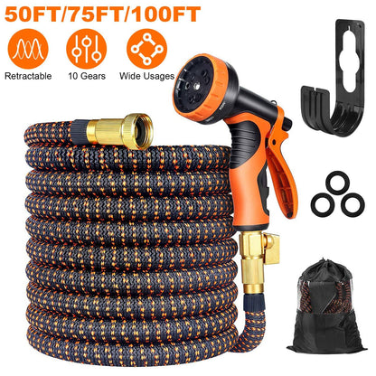 Garden Hose Watering Kit with Spray Nozzle __stock:50 Garden & Patio refund_fee:1200