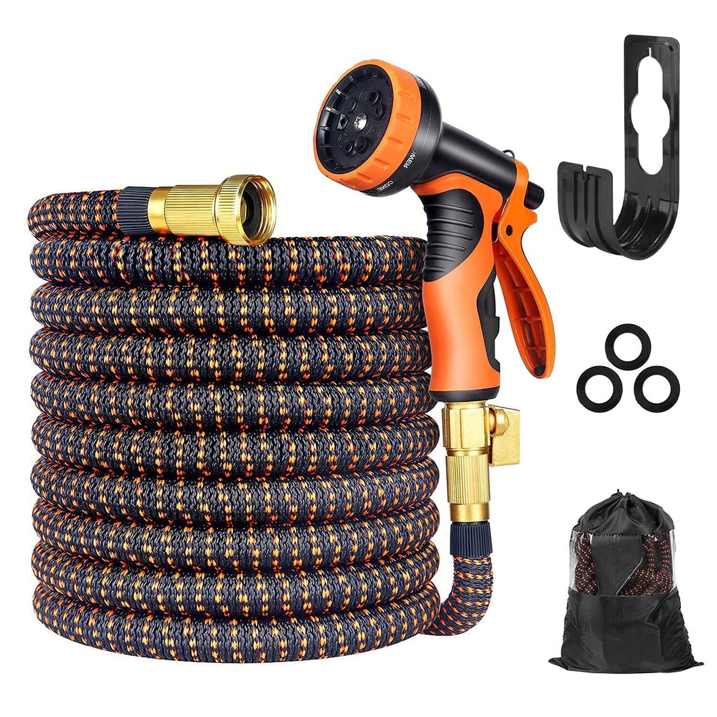 Garden Hose Watering Kit with Spray Nozzle __stock:50 Garden & Patio refund_fee:1200