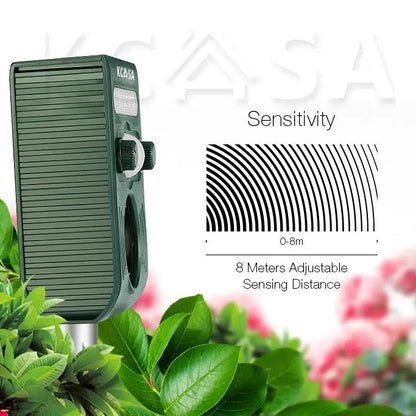 Garden Ultrasonic PIR Sensor Solar Animal Dispeller Pest Control refund_fee:1200 Warranty