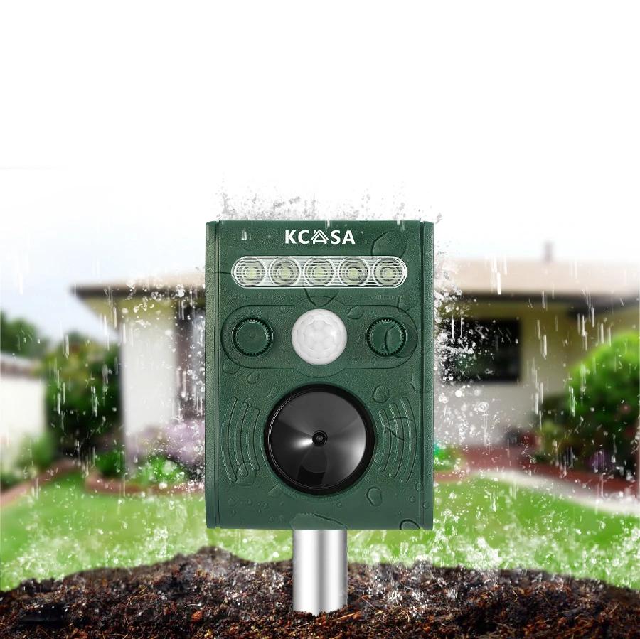 Garden Ultrasonic PIR Sensor Solar Animal Dispeller Pest Control refund_fee:1200 Warranty