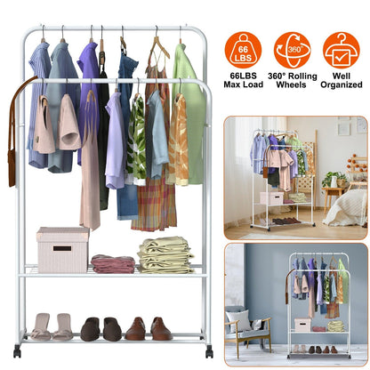 Garment Hanging Rack Clothing Organizer __stock:100 Closet & Storage refund_fee:1200