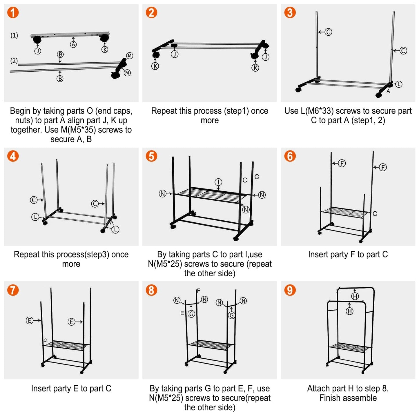 Garment Hanging Rack Clothing Organizer __stock:100 Closet & Storage refund_fee:1200