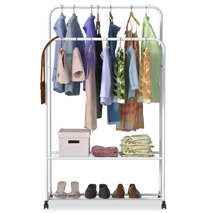 Garment Hanging Rack Clothing Organizer __stock:100 Closet & Storage refund_fee:1200