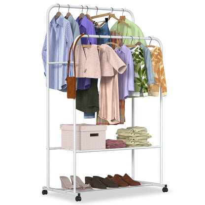 Garment Hanging Rack Clothing Organizer __stock:100 Closet & Storage refund_fee:1200