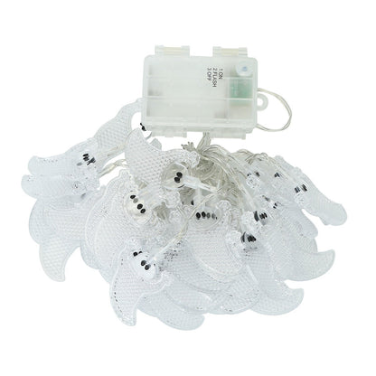 Halloween 30 LED String Lights Ghost __stock:50 Holiday Decor & Apparel Low stock refund_fee:1200 Warranty