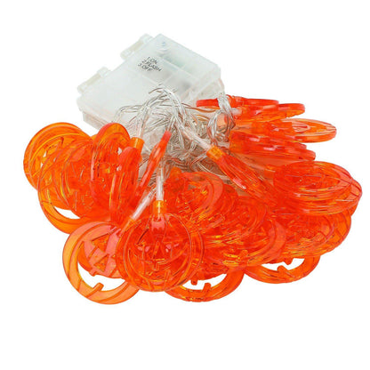 Halloween 30 LED String Lights Pumpkin __stock:50 Holiday Decor & Apparel Low stock refund_fee:1200 Warranty