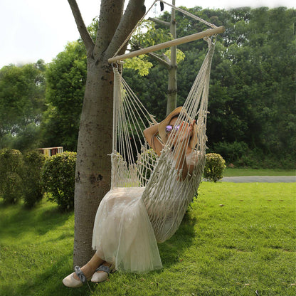 Hammock Chair Hanging Rope Seat Garden & Patio refund_fee:1800