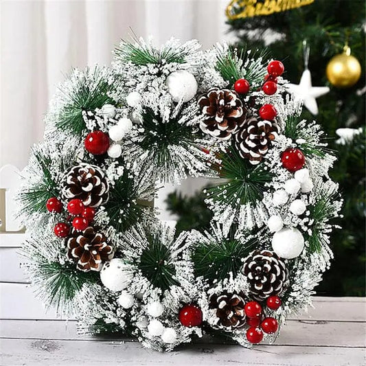 Handmade Christmas Decorative Wreaths Type 1 __stock:200 Holiday Decor & Apparel refund_fee:1200
