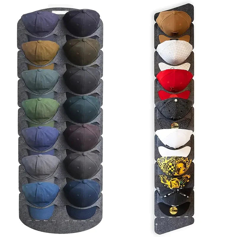 Hanging Hat Organizers For Baseball Cap Felt Storage Holders __stock:200 Closet & Storage refund_fee:800