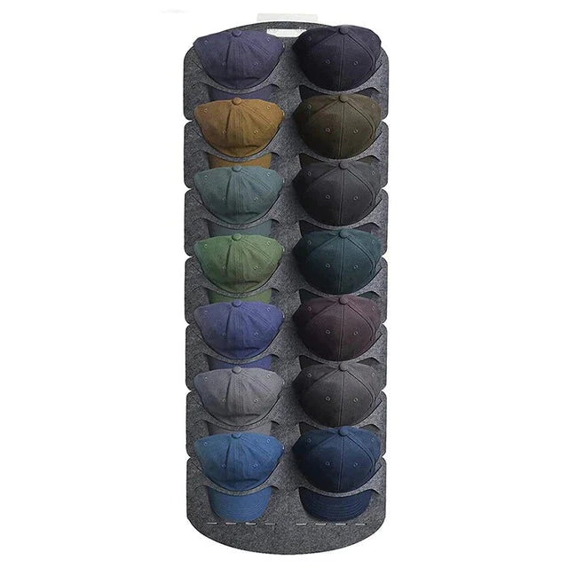 Hanging Hat Organizers For Baseball Cap Felt Storage Holders Double __stock:200 Closet & Storage refund_fee:800