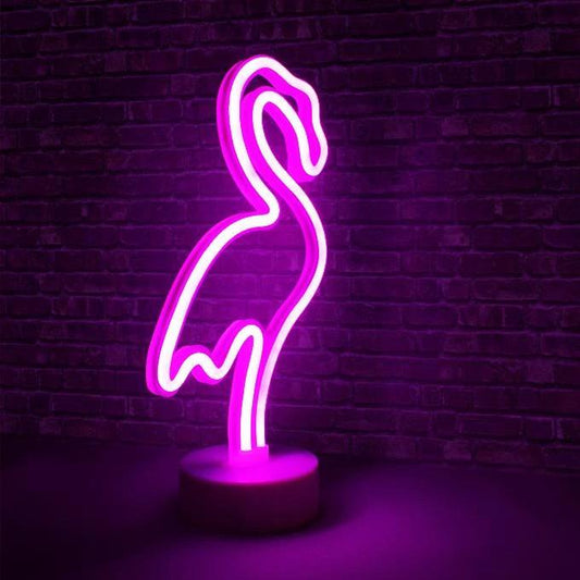 Hearth And Haven Decorative Fluorescent Light Neon Signs Home Decor Flamingo Indoor Lighting refund_fee:800 Warranty