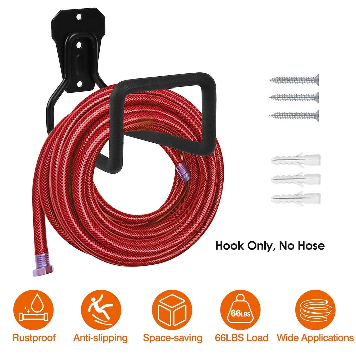 Heavy Duty Iron Hose Holder Wall Mounted __stock:50 Garden & Patio Low stock refund_fee:1200