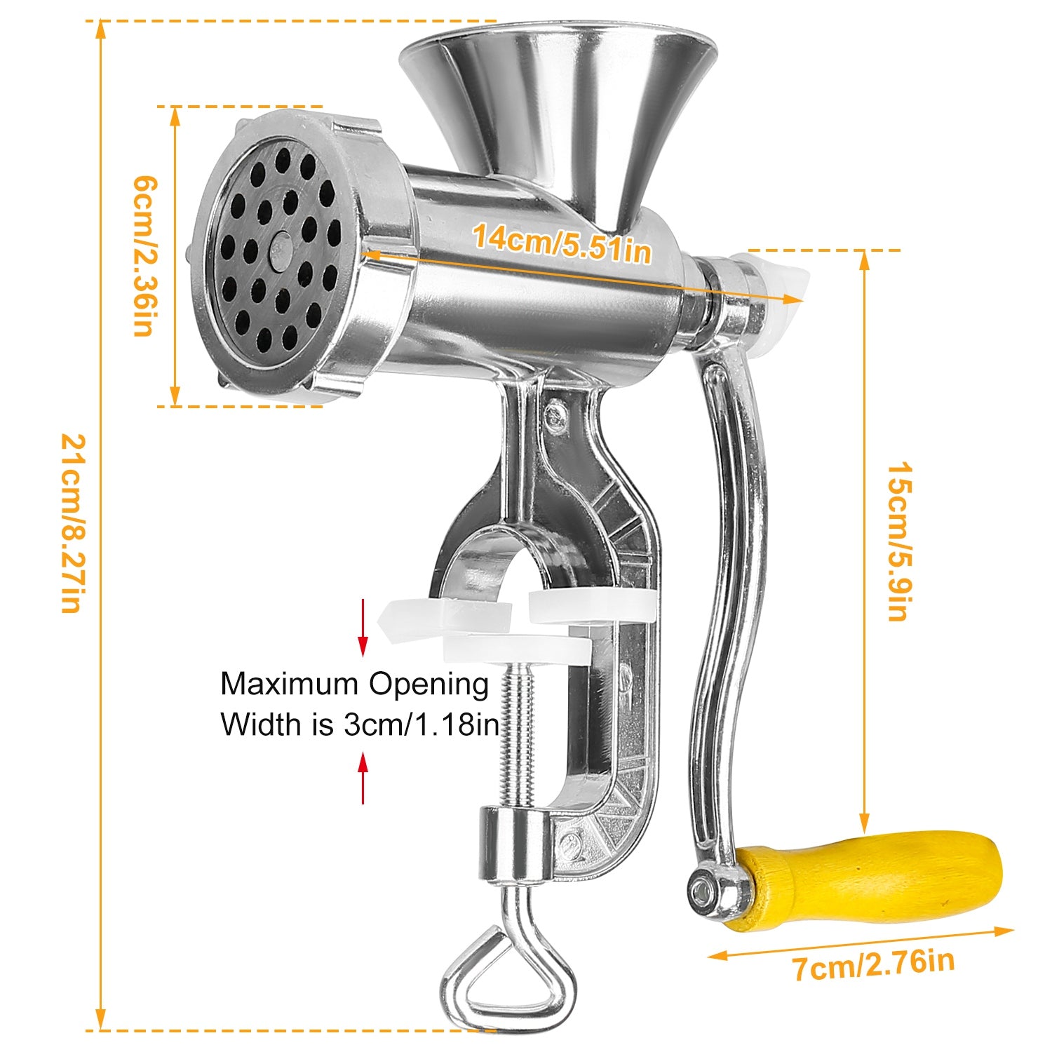 Heavy Duty Manual Meat Grinder __stock:100 Kitchen & Dining refund_fee:1200 Warranty