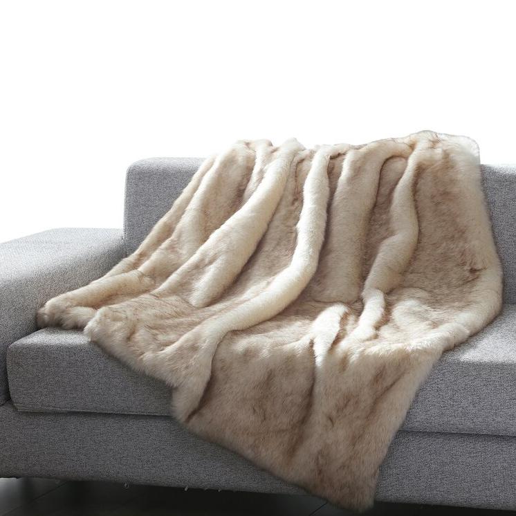 Heavy Faux Fur Throw Blanket – Assorted Styles Type 2 __stock:100 Furniture and Décor refund_fee:1800