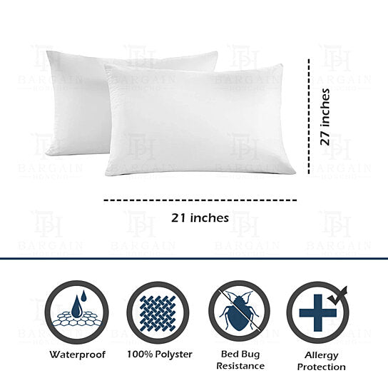 Heavyweight Zippered Waterproof and Bed-Bug Proof Vinyl Mattress Cover Protector __label2:BOGO 30% OFF __stock:1000 Bedding refund_fee:800