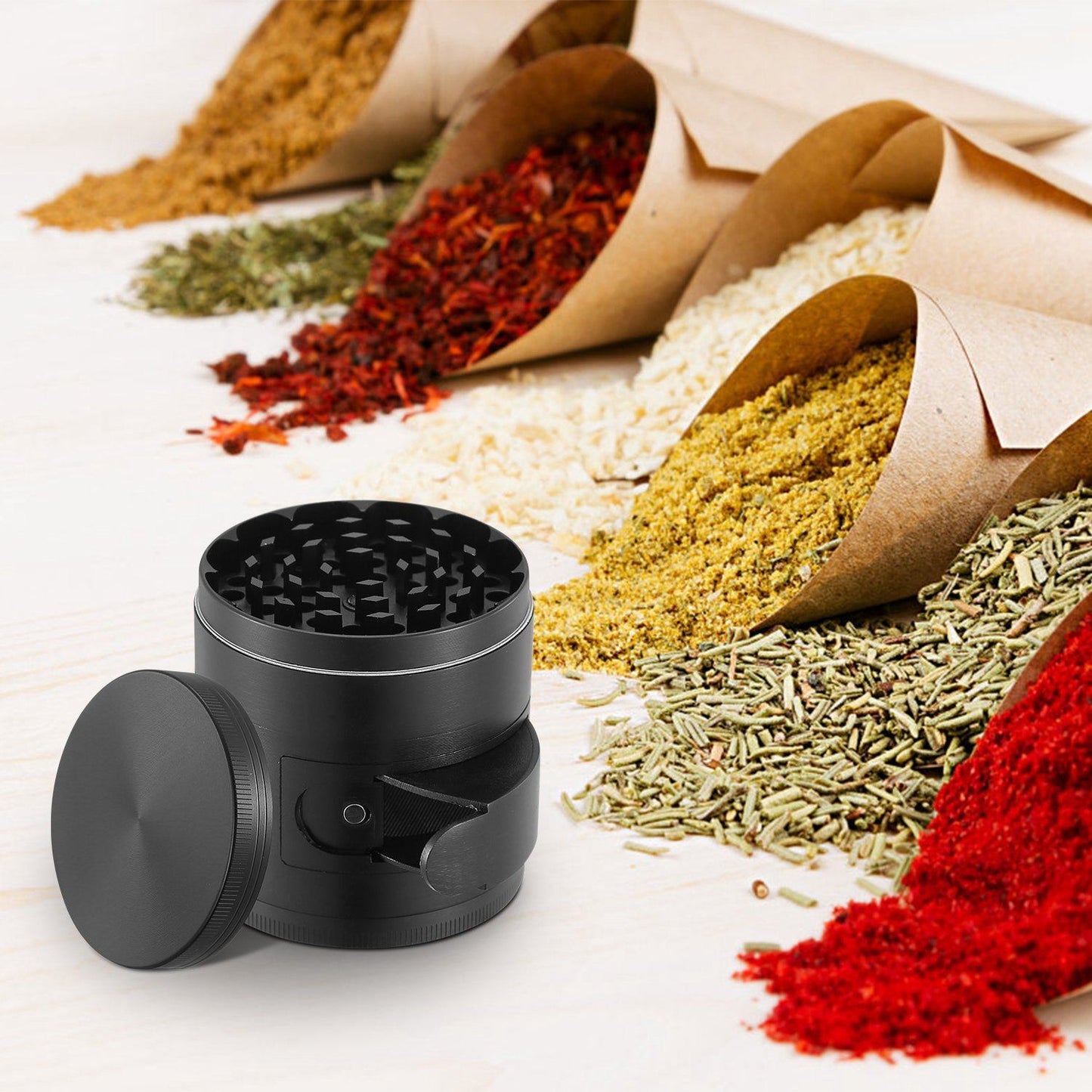 Herb Spice Tobacco Grinder __stock:150 Kitchen & Dining refund_fee:1200