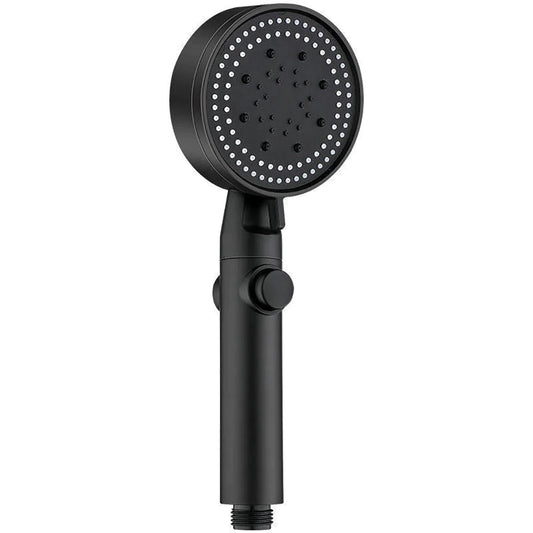 High-Pressure Shower Head 5-Modes Adjustable Faucet Aerator Water Saving Black __stock:200 Bath refund_fee:800