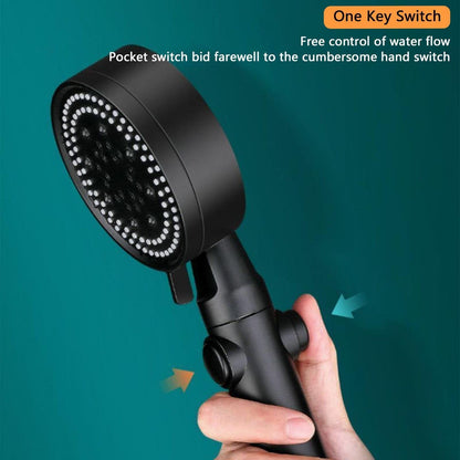 High-Pressure Shower Head 5-Modes Adjustable Faucet Aerator Water Saving __stock:200 Bath refund_fee:800