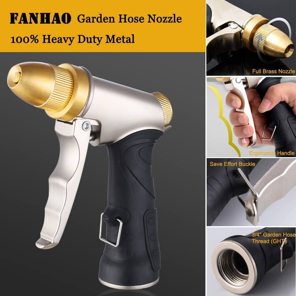 High Pressure Water Nozzle with 4 Patterns __stock:200 Garden & Patio refund_fee:1200