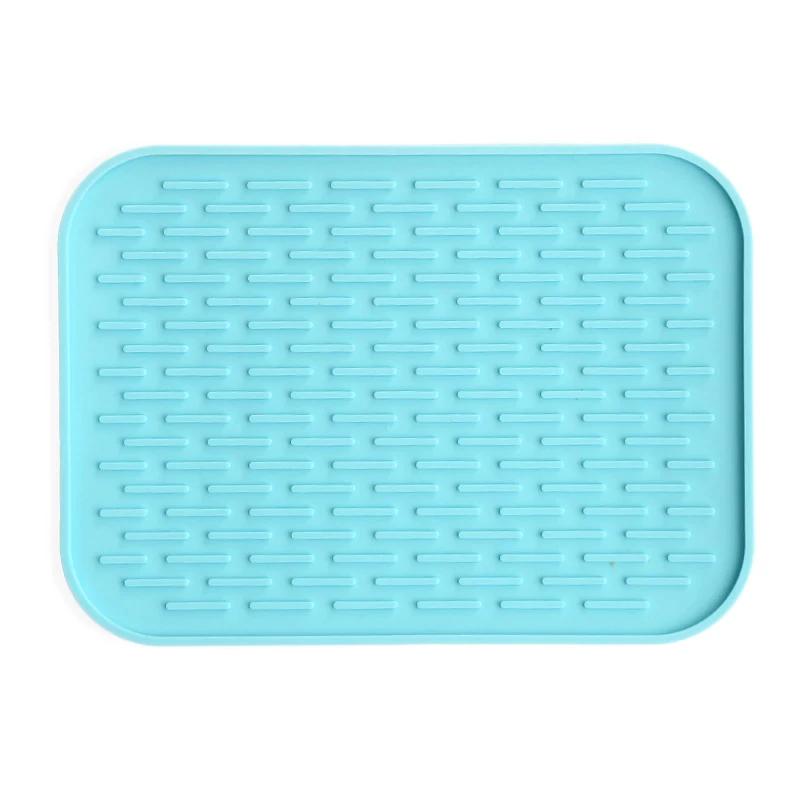 Home Anti-Hot Silicone Mat Blue Kitchen & Dining refund_fee:800