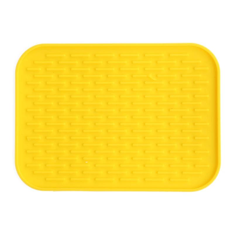 Home Anti-Hot Silicone Mat Yellow Kitchen & Dining refund_fee:800