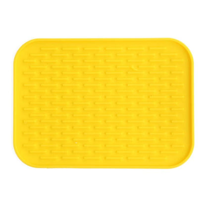 Home Anti-Hot Silicone Mat Yellow Kitchen & Dining refund_fee:800